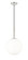 Kairo One Light Pendant in Polished Nickel (59|25501PN)