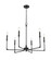 Azara Six Light Chandelier in Matte Black (59|25306MB)