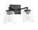 Avenna Two Light Vanity in Matte Black (59|24002MB) Avenna Two Light Vanity in Matte Black (59|24002MB)