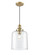 Khrisa One Light Pendant in Vintage Brass (59|218201VB)