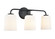 Laphia Three Light Vanity in Matte Black (59|214203MB)