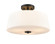 Laphia Three Light Semi-Flush Mount in Matte Black (59|214103MB)
