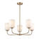 Laphia Five Light Chandelier in Modern Gold (59|214005MG)