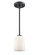 Laphia One Light Pendant in Matte Black (59|214001MB)