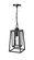 Denzell One Light Outdoor Hanging Lantern in Powder Coated Black (59|198602PBK)