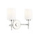 Keylee Two Light Vanity in Polished Nickel (59|19602PN)