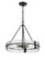 Rezi Three Light Pendant in Matte Black (59|19503MB)