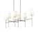 Adorra Six Light Chandelier in Polished Nickel (59|16506PN)