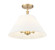 Adorra Three Light Semi-Flush Mount in Vintage Brass (59|16403VB)