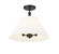 Adorra Three Light Semi-Flush Mount in Matte Black (59|16403MB)