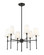 Adorra Six Light Chandelier in Matte Black (59|16106MB)