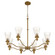 Lawton Eight Light Chandelier in Brushed Brass (19|6803847)