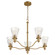 Lawton Five Light Chandelier in Brushed Brass (19|6803547)