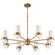 Sojourn Eight Light Chandelier in Brushed Brass (19|6169847)