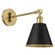 Bailey One Light Wall Mount in Matte Black|Aged Brass (19|532015980)