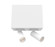 Bravo LED Flushmount in White (40|BVOS202STST1530)
