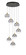 Iissa LED Chandelier in Gold (40|48928021)