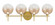 Iissa LED Vanity in Gold (40|48916035)