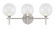 Iissa LED Vanity in Satin Nickel (40|48914017)