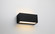 Aether LED Wall Mount in Black (40|47046016)