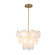 Lily Eight Light Chandelier in Brushed Brass (78|AC12211BR)