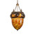 Acorn & Oak Leaf Three Light Pendant in Antique Copper (57|281236)