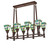 Prairie Wheat Eight Light Chandelier in Cafe Noir (57|280443)