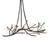 Winter Solstice 11 Light Chandelier in Dark Burnished Antique Copper (57|279226)