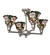 Begonia Four Light Chandelier (57|277046)