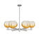 Arcadia Six Light Chandelier in Satin Nickel (405|7166CRSNG4838AM)