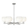 Arcadia Six Light Chandelier in Satin Nickel (405|7166CRSNG4838OP)
