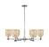 Arcadia Six Light Chandelier in Polished Chrome (405|7166CRPCG5595ME)
