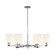 Arcadia Six Light Chandelier in Polished Chrome (405|7166CRPCG5595GWH)