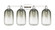 Arcadia Four Light Bath Vanity in Polished Nickel (405|7164WPNG4827SL)