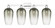 Arcadia Four Light Bath Vanity in Polished Chrome (405|7164WPCG4847SL)