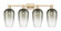 Arcadia Four Light Bath Vanity in Champagne Bronze (405|7164WCBG4847SL)