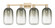 Arcadia Four Light Bath Vanity in Champagne Bronze (405|7164WCBG4827SL)