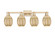 Arcadia Four Light Bath Vanity in Champagne Bronze (405|7164WCBG4596ME)