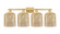 Arcadia Four Light Bath Vanity in Brushed Brass (405|7164WBBG5598ME)