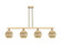 Arcadia Four Light Island Pendant in Champagne Bronze (405|7164ICBG4587ME)