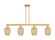 Arcadia Four Light Island Pendant in Brushed Brass (405|7164IBBG4576ME)