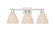 Arcadia Three Light Bath Vanity in Brushed Satin Nickel (405|7163WSNNBD75NAT)