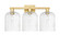Arcadia Three Light Bath Vanity in Satin Gold (405|7163WSGG5598SDY)