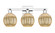 Arcadia Three Light Bath Vanity in Polished Chrome (405|7163WPCG4587ME)