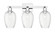Arcadia Three Light Bath Vanity in Polished Chrome (405|7163WPCG4576CL)