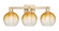 Arcadia Three Light Bath Vanity in Champagne Bronze (405|7163WCBG4838AM)