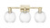Arcadia Three Light Bath Vanity in Antique Brass (405|7163WABG4587CL)