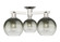 Arcadia Three Light Semi-Flush Mount in Polished Nickel (405|7163FPNG4838SL)