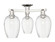 Arcadia Three Light Semi-Flush Mount in Polished Nickel (405|7163FPNG4576CL)