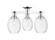 Arcadia Three Light Semi-Flush Mount in Polished Chrome (405|7163FPCG4596CL)